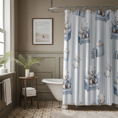 Rideau de douche Fluffy Bear - Premium