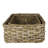 Square Baskets, Rattan, Set/2  Sm: 15X7, Lrg 19X7.5-61477056-61477116