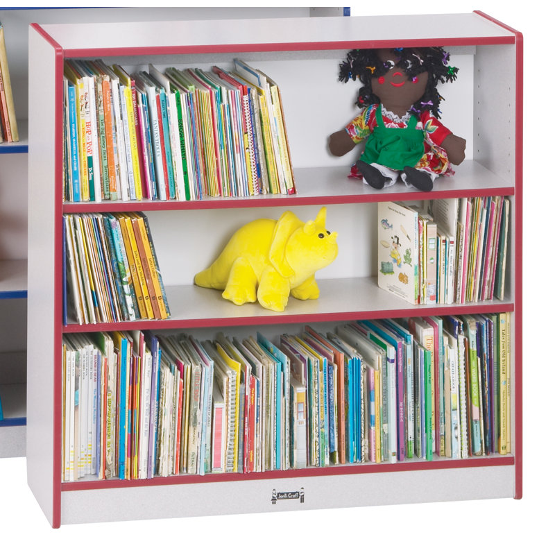 Bibliothèques arc-en-ciel, Bleu, H 35,5 po x l 36,5 x P 11,5 po