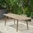Outdoor Wood Extendable Dining Table