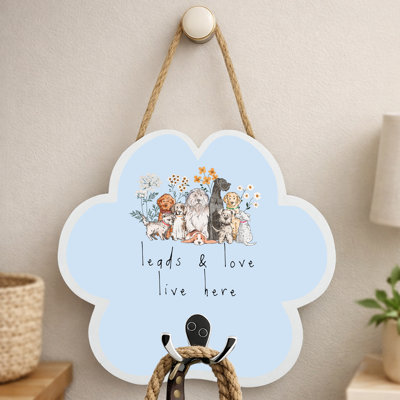 At Home With Paws Hanging Wall Hook