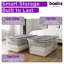 Contenant de rangement à loquet 100 pte Home Logic - paquet de 4