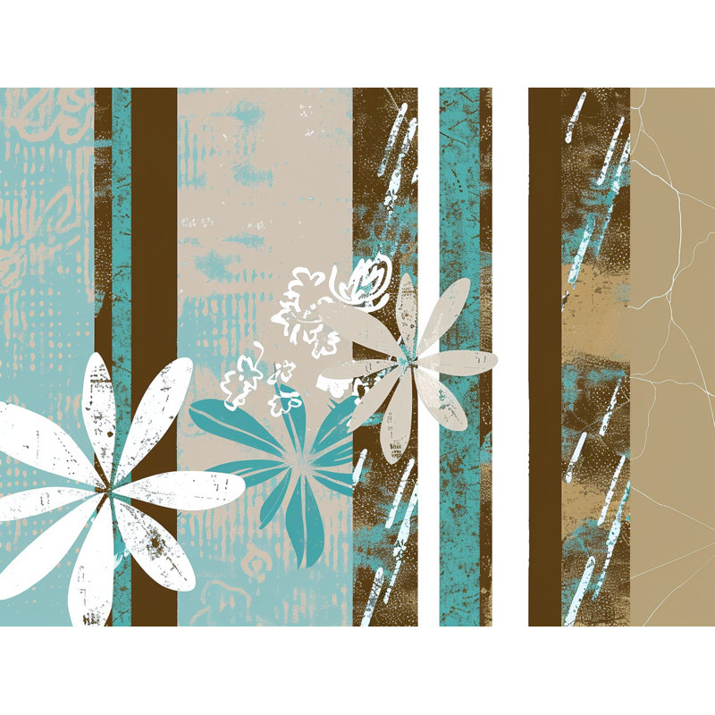 Floral Composition Cool Machine Printed Throw Blanket, 60" W x 80" L