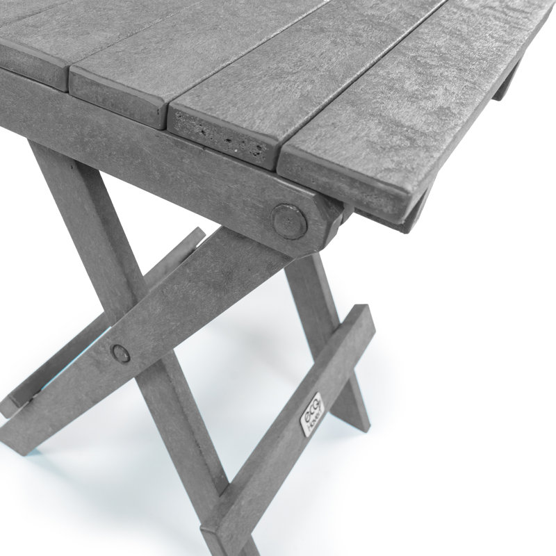 Table bistro pliante Trahan, Gris