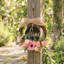 Couronne rose 16 pouces pour porte d'entrée