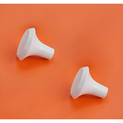 Poignée en laiton massif, poignée de porte d'armoire, blanc minimaliste, paquet de plusieurs