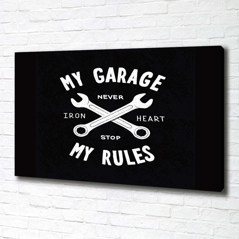 My Garage - Wrapped Canvas Print
