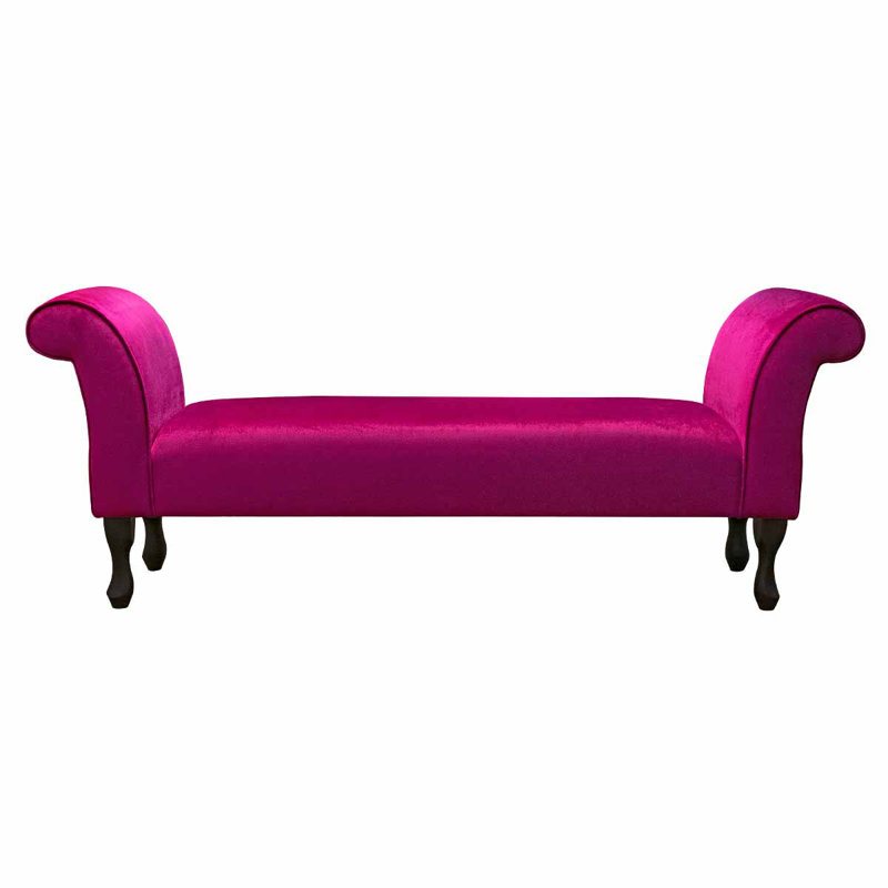 Upholstered Storage Bench, Solid Colour, 63.5 x 162.5 x 40.5cm