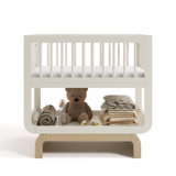 Santorini GREENGUARD Gold Certified Solid Wood Bassinet , Mattress Pad Included