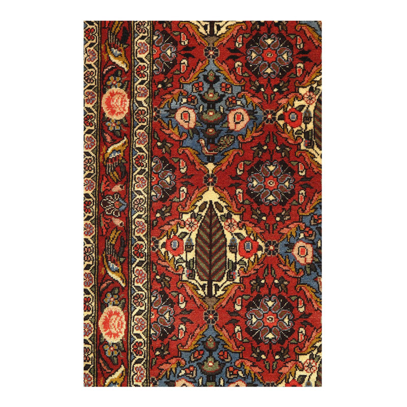 Tapis rouille antique Canhello Silkroad - 3 pi 3 po x 5 pi 2 po