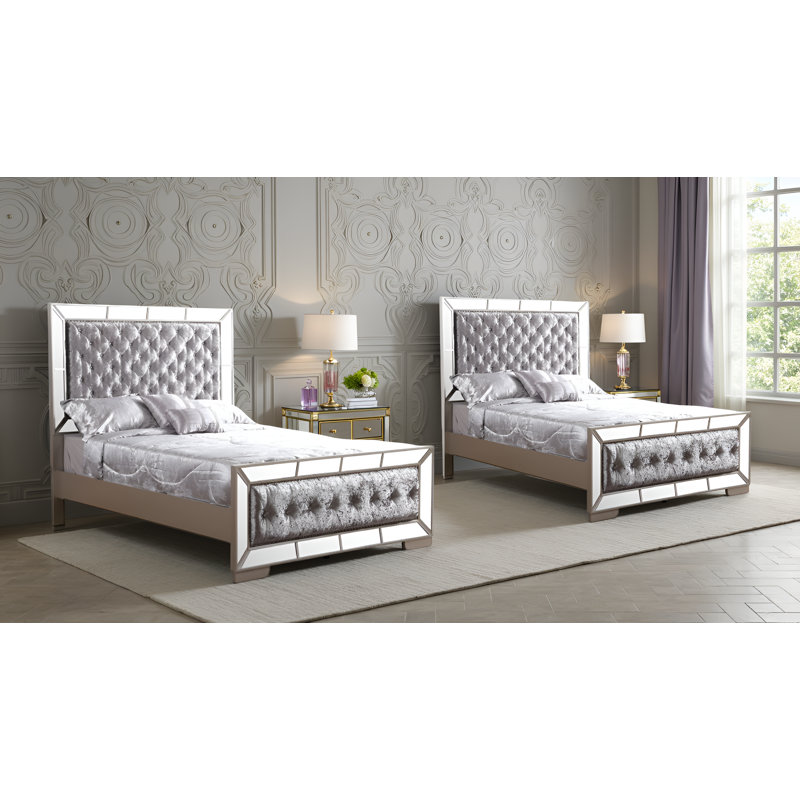 Ensemble de lit double Sydney Sydney, Double, Champagne argenté