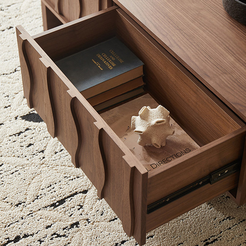 Retro Style TV Stand and Coffee Table Set