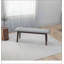 Banc en tissu rembourré Carlos