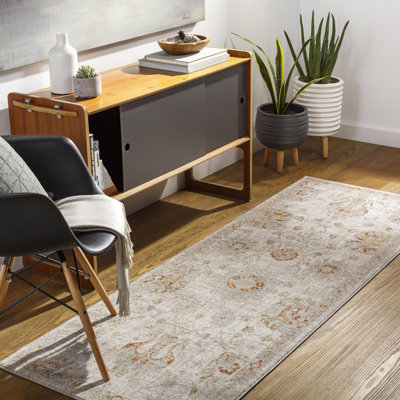 Tapis oriental crème / rouge Conlan