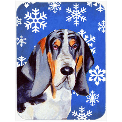 Planche à découper en verre de basset à aile de vacances hound Ashlynn