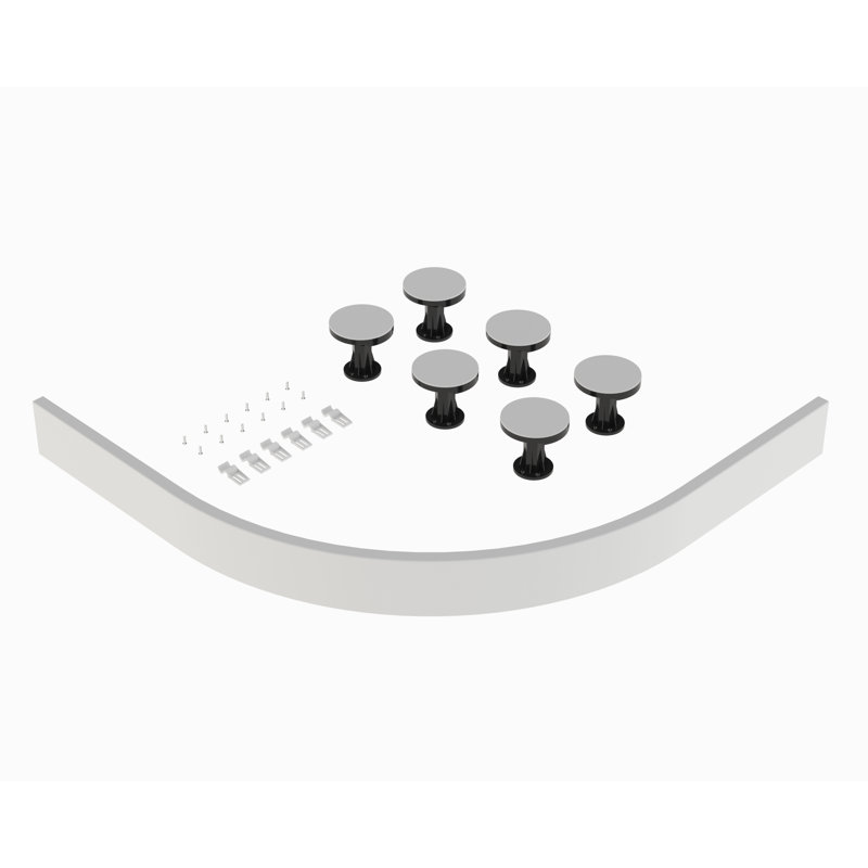 White Shower Trays Leg Set Suitable For 700-900 Quad & Offset Trays