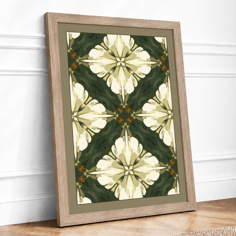 Symmetry Botanical - Print, A1 - 84.1 x 59.4 cm, Oak