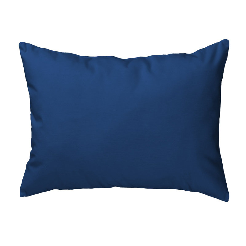 Housse et insert de coussin décoratif rectangulaire en polyester pour l'extérieur, H 11 po x l 14 po