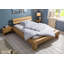Solid Wood Bed Stockholm Wild Oak-1950658373