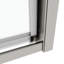 Porte de douche coulissante à cadre pivotant en chrome de 28 à 32 po x H 72 po-118698704