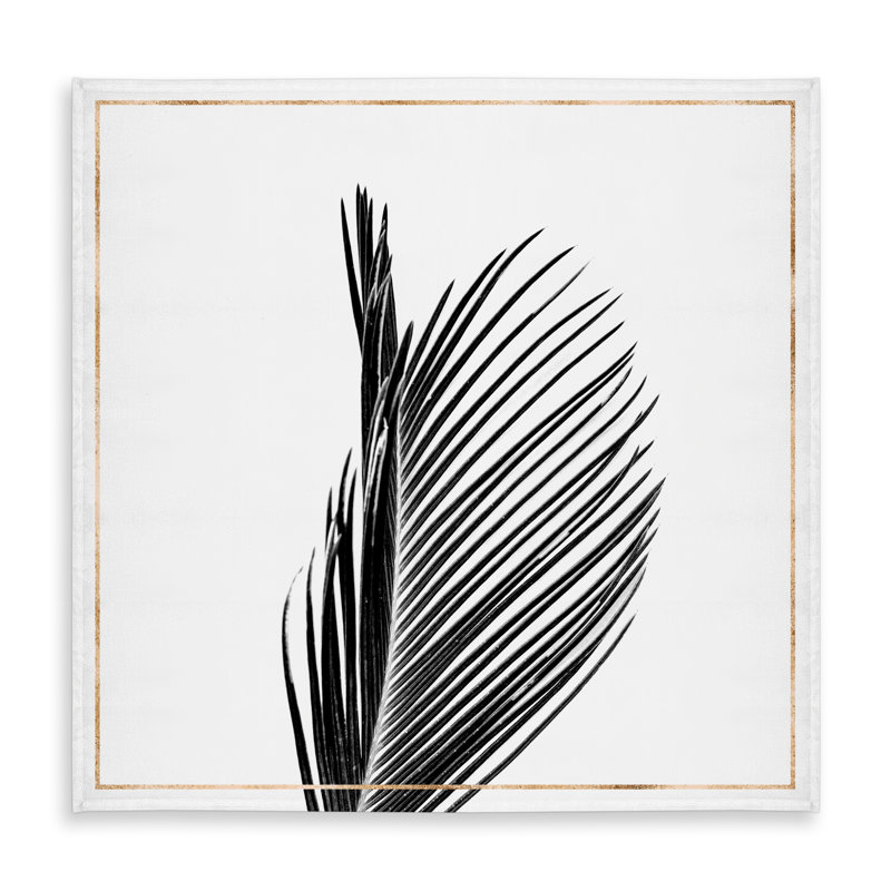 Areca Palm Gold Line Tablecloth - Indoor/Outdoor Home Decor