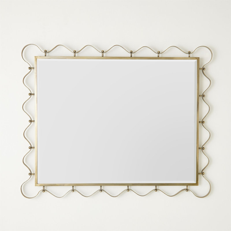 Les Vagues Mirror-Brass