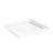 OVE Decors 32" x 36" Rectangle Shower Base Pan, White Acrylic, Hidden Side Drain, Reversible Design