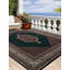 Tapis oriental classique classique vert 8 x 12