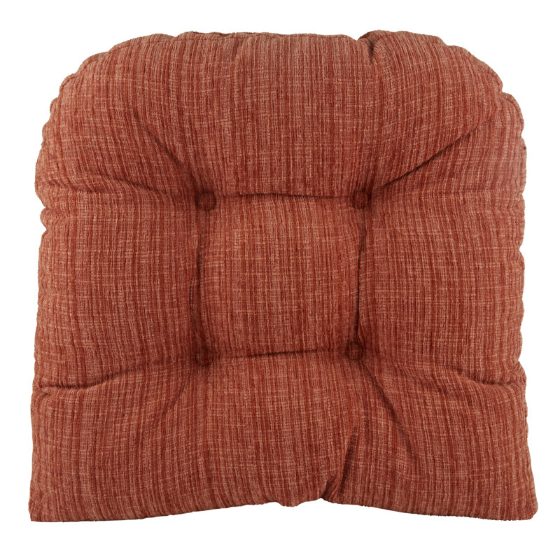Coussins de siège larges antidérapants 17 po x 17 po, Argile
