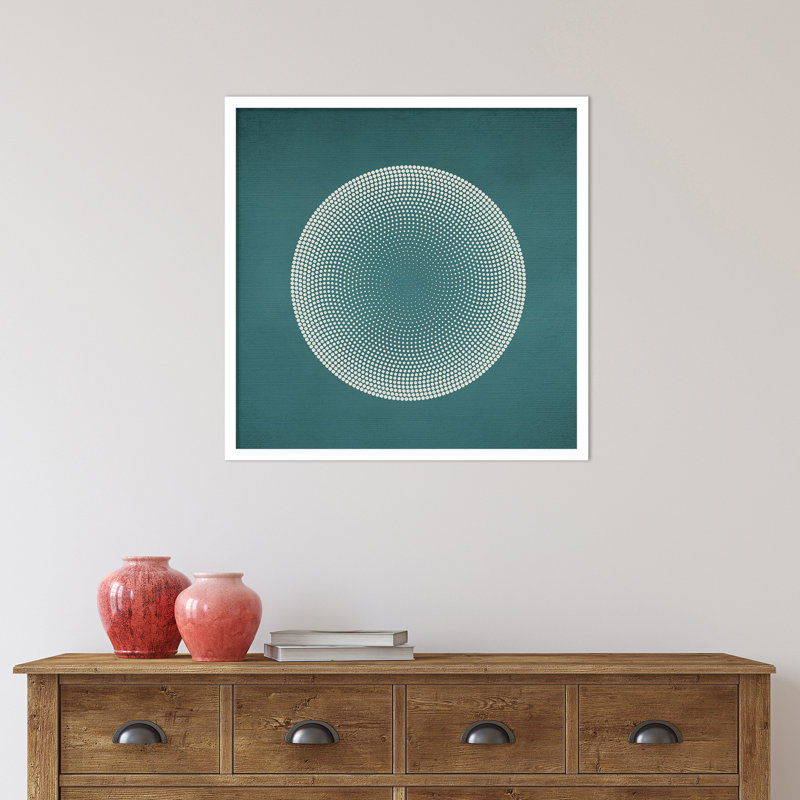 Circles by Incado, 25" H x 25" W x 1" D, White
