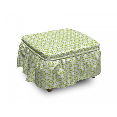 Housse pour repose-pieds polygones et hexagones