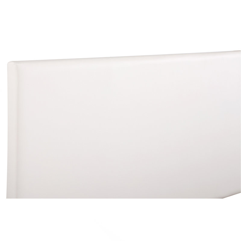 Elegant White Casual Full Headboard, White, Full / Double