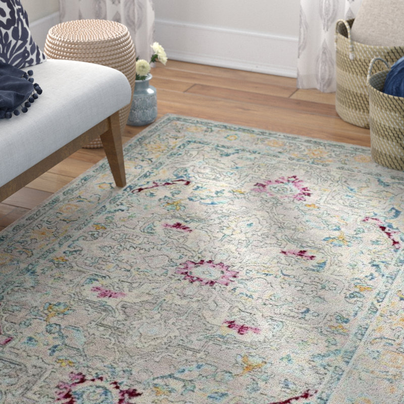 Kashief Performance Oriental Rug, Rectangle 4' x 6'