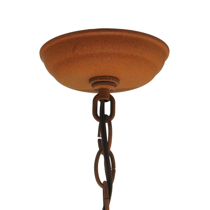 Rustic Lodge 1 - Light Pendant, Rust