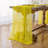 Yellow Cheesecloth Summer Table Runner 120 Inches for Party Home Décor