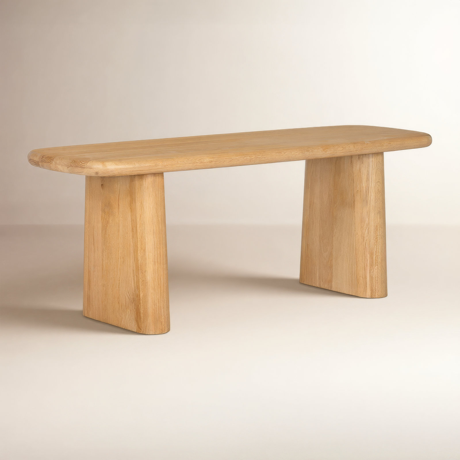 Daymon 49" Solid Wood Dining Bench, Natural