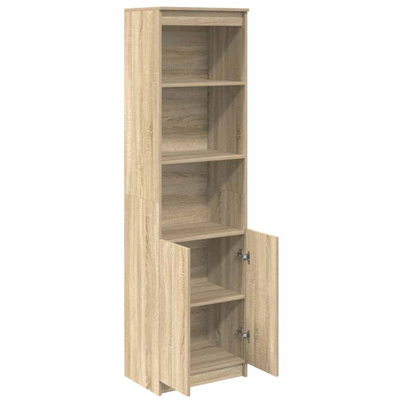 Highboard 50X35x180 Cm Engineered Wood, Sonoma Oak