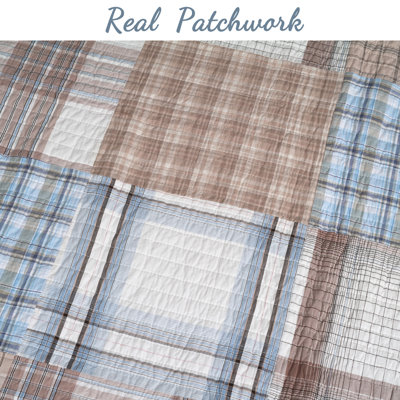 Cotton Patchwork Quilt Set