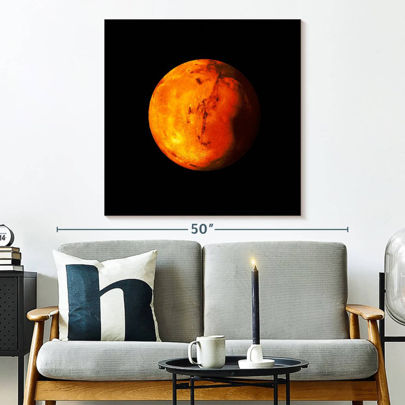 Oberle Mars Planet, 33" H x 33" W