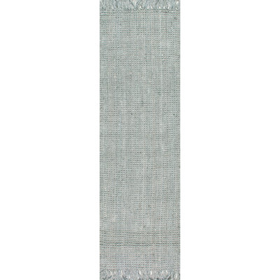 Waville Farmhouse Handmade Tufted Chunky Jute Gray Rug