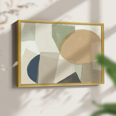Collage Rhythm II -Framed Print - Restickable