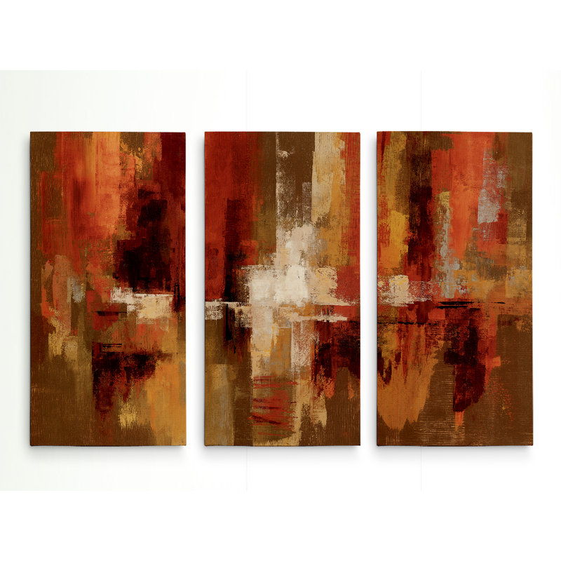 " Castanets " 3 - Pieces, 40" H x 60" W