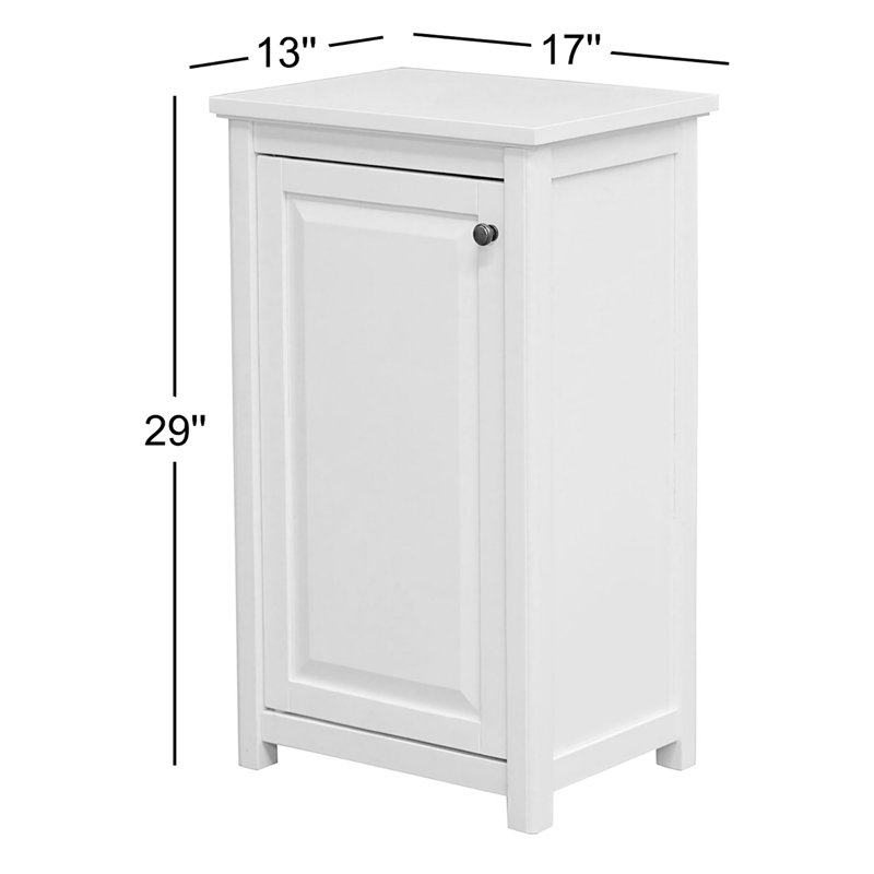 Armoire de rangement pour salle de bain de style traditionnel H 17 po avec porte Dorset