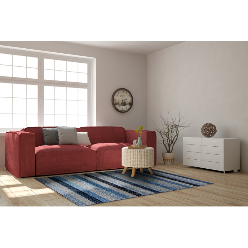 Mariah Striped Indoor Rug, Rectangle 5'3" x 7'7"
