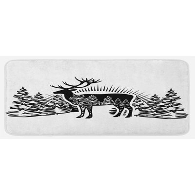 Rustic Polyester Kitchen Mat