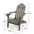 Foldable Acacia Wood Adirondack Chair Outdoor Patio Seating Rustic Design Weather-Resistant