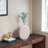 Earthenware Vase With Textured Surface And Modern Rounded Design-1797390194