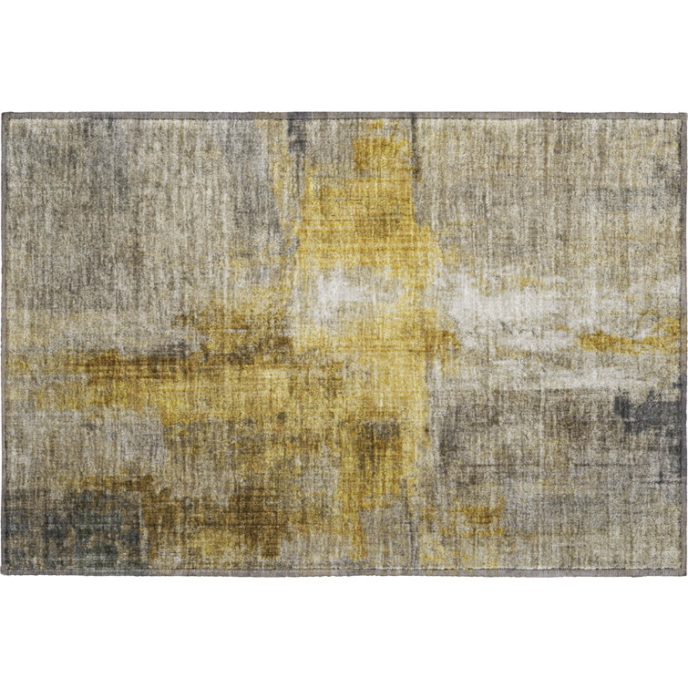 Premium Machine Washable Bucz AMF1759 Modern Rug