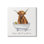 Baignoire Arya Highland, "Stay Calm Soak On" par Donna Brooks - Art textuel sur bois