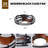 24'' Ceiling Fan With LED Light Flush Mount Ceiling Fan With Remote 6 Speeds & Timer-1294095715
